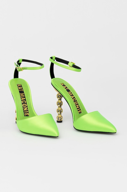 Γόβες παπούτσια Kat Maconie Jojo JOJO.HIGHLIGHTER.GREEN πράσινο AW22