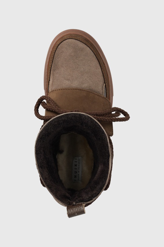 Inuikii cizme de zapada din piele intoarsa maro 50202.050.Brown