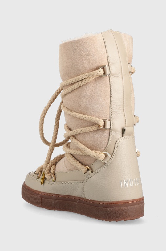 Boty Kožené sněhule Inuikii Classic High Laced 70107.096.Beige béžová