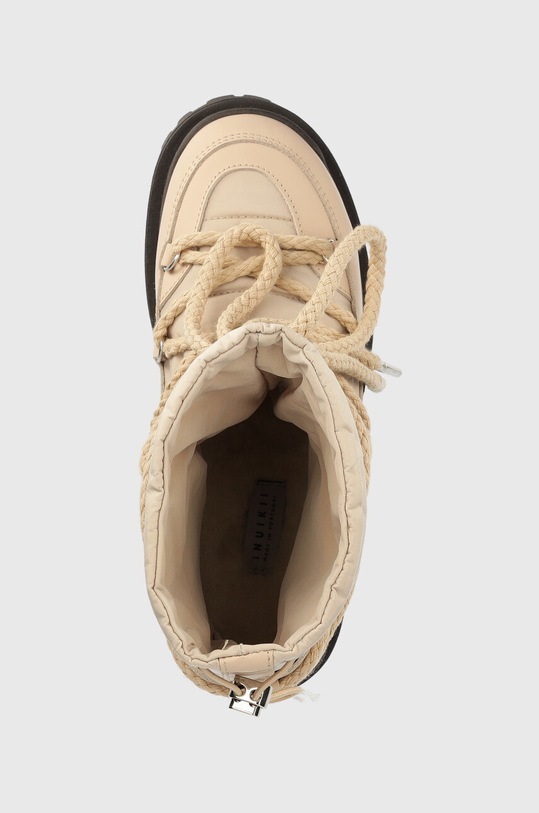 Inuikii Śniegowce skórzane Performance Bomber beżowy 70107.111.Sand