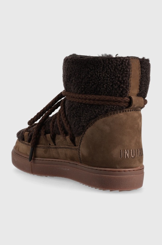 Boty Kožené sněhule Inuikii Curly 70202.016.Dark.Brown hnědá