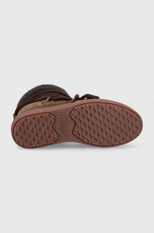 Kožené sněhule Inuikii Curly 70202.016.Dark.Brown hnědá