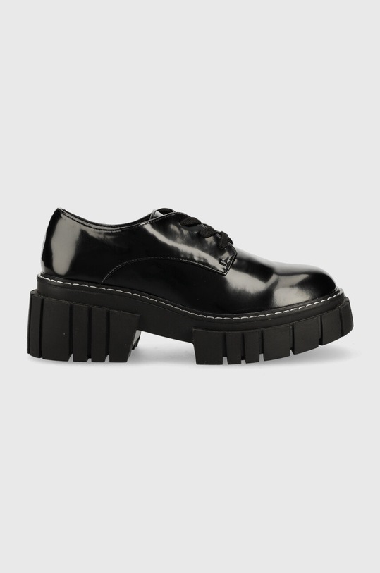 Steve Madden półbuty Delaney imitacja skóry lakierowanej czarny SM16000128.013