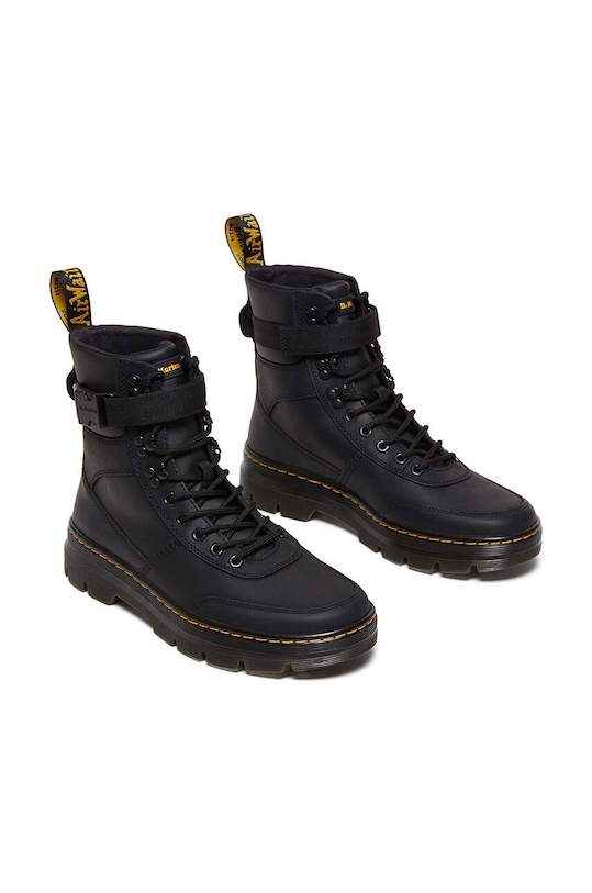 Δερμάτινες μπότες Dr. Martens Combs Tech Leather NHL Pittsburgh Penguins Combs Tech Leather DM27801001 μαύρο AW23