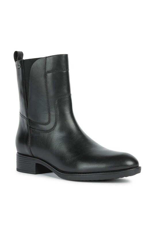 Geox cizme de piele Felicity Abx D26BLA.00043.C9999 negru AW22