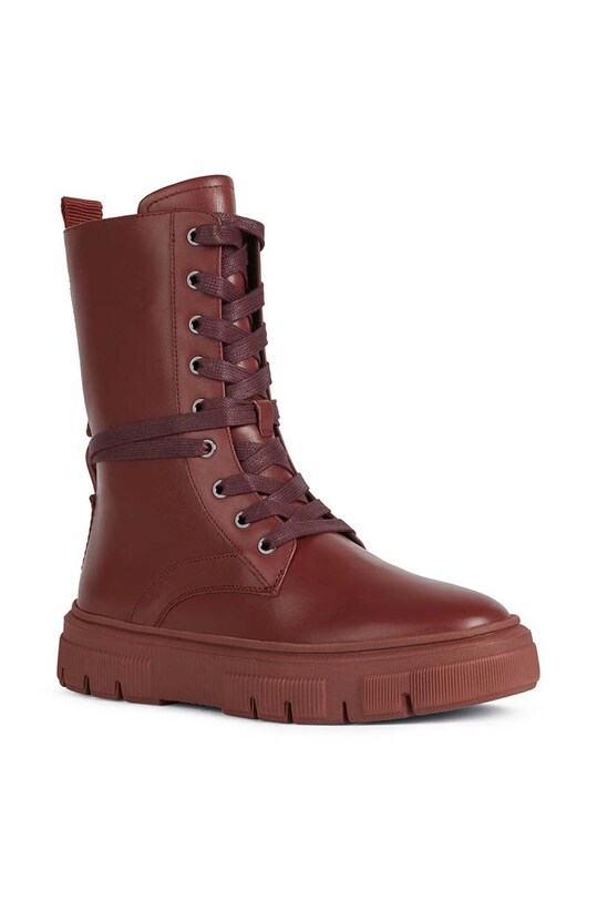 Vysoké čižmy Geox Isotte D26TZE.00085.C6013 burgundské AW22