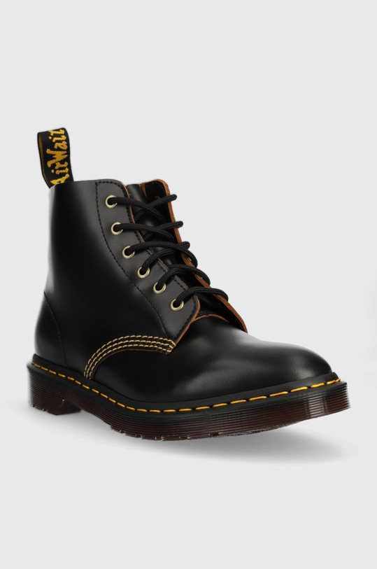 Kožené kotníkové boty Dr. Martens 101 Arc DM22701001 černá AW22