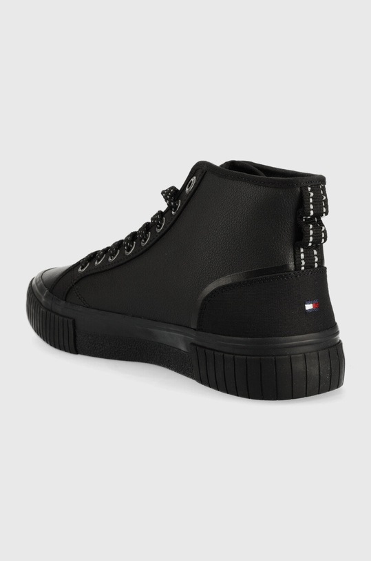 Obuwie Tommy Hilfiger trampki skórzane MODERN VULC LEATHER FM0FM04163 czarny