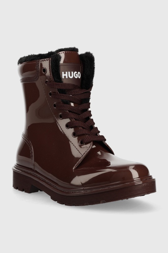 HUGO botki Gamma 50481189.201 brązowy AW22
