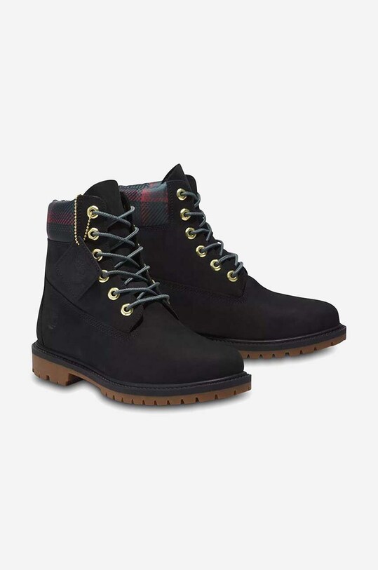 Timberland suede biker boots 6IN Hert BT Cupsole W black A5MBG