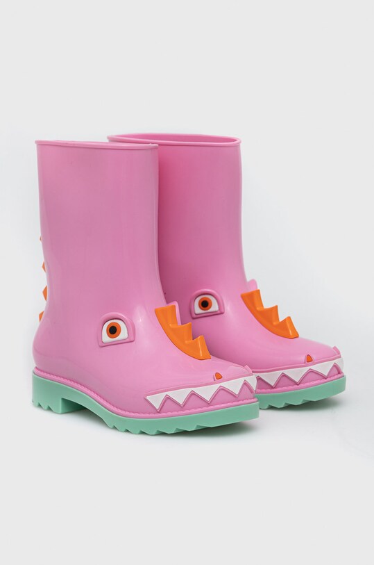 Melissa kalosze dziecięce Rain Boot + Fabula Inf M.33677.AF029 różowy AW22