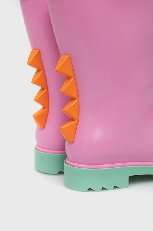 Dziewczynka Melissa kalosze dziecięce Rain Boot + Fabula Inf M.33677.AF029 różowy