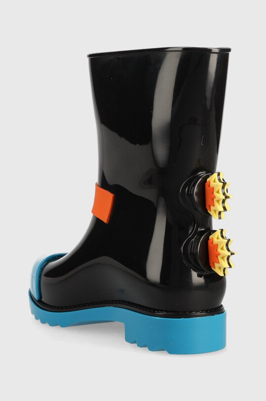 Fete Melissa cizme copii Rain Boot + Fabula Inf M.33677.AF206 negru