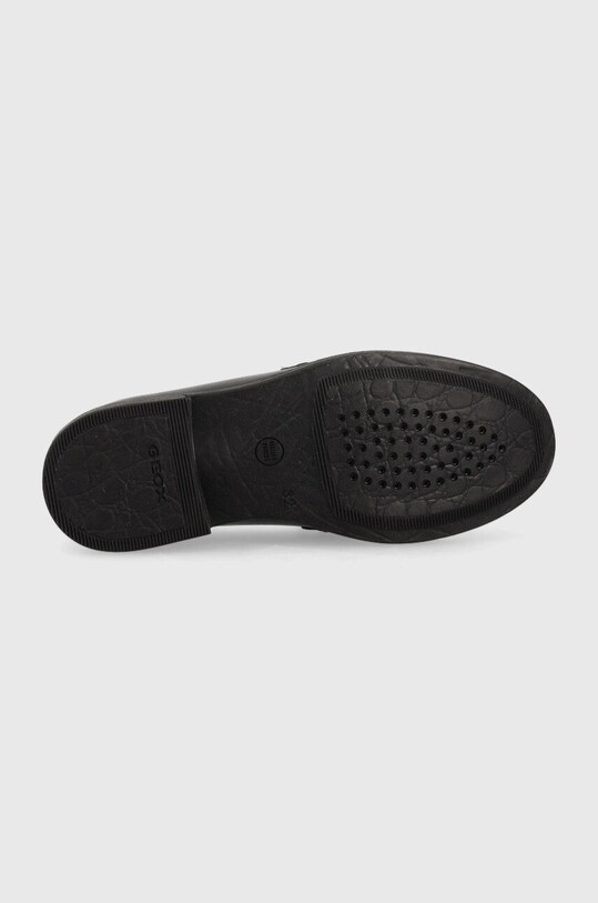 Geox mocasini din piele pentru copii J4449A.00043.29.34 negru