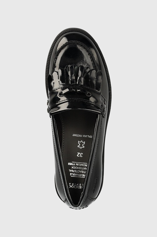 Geox mokasyny skórzane dziecięce czarny J4449A.00066.29.34