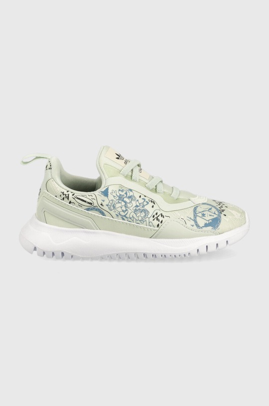 adidas Originals sneakersy dziecięce syntetyczny zielony GX9246