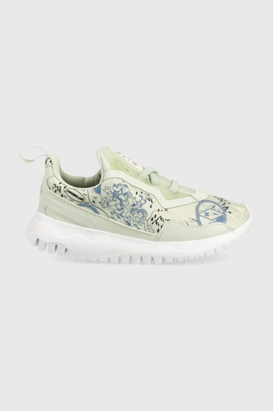 adidas Originals sneakersy dziecięce syntetyczny zielony GX9248