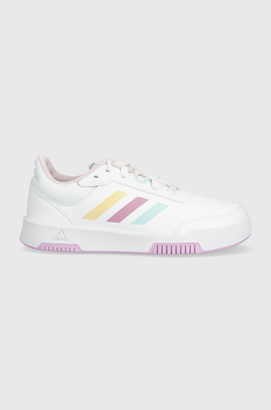 Sneakers boty adidas imitace kůže bílá GX9772