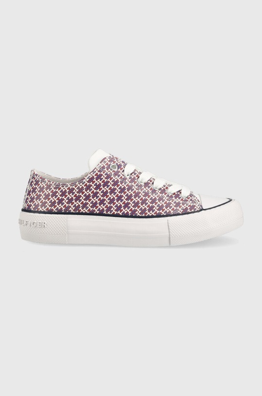 Tommy Hilfiger tenisówki dziecięce Planet friendly fioletowy T3A9.32289.35.40