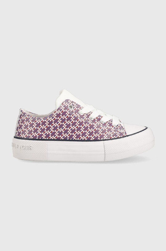 Tommy Hilfiger tenisówki dziecięce Planet friendly fioletowy T3A9.32289.30.34