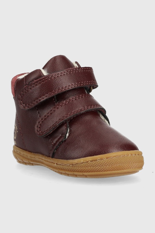 Primigi incaltaminte din piele pentru copii PNX.29073.G burgundia AW22