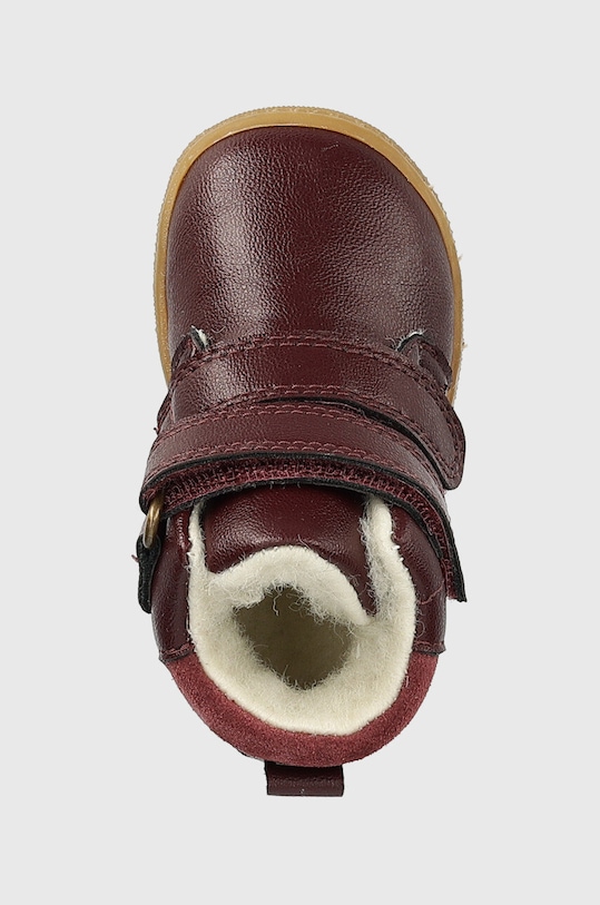 Primigi gyerek félcipő bőrből burgundia PNX.29073.G