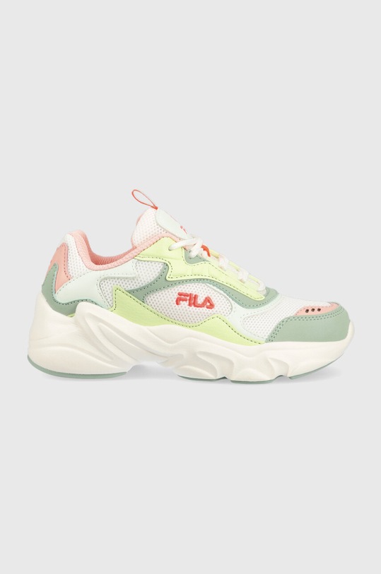 Fila sneakersy dziecięce Collene imitacja skóry licowej zielony FFK0083