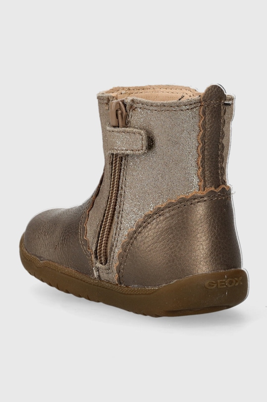 Fete Geox ghete din piele pentru copii B264PA.04477 maro