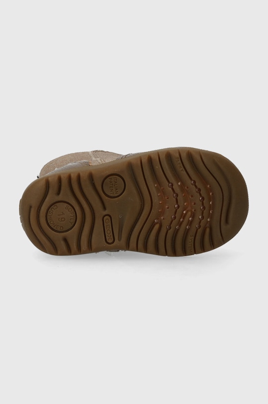 Geox ghete din piele pentru copii B264PA.04477 maro