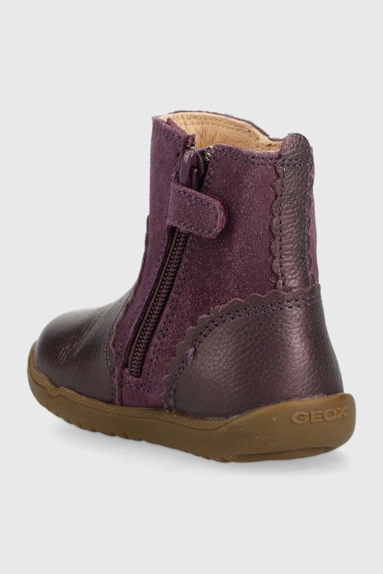 Fete Geox ghete din piele pentru copii B264PA.04477 violet