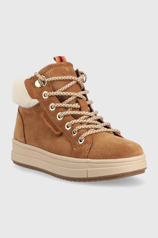 Geox buty zimowe dziecięce Rebecca J26CVA.00022.28.35 brązowy AW23