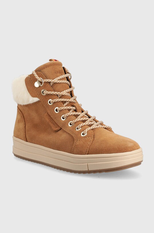 Detské zimné topánky Geox Rebecca J26CVA.00022.36.39 hnedá AW23