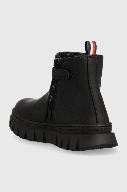 Dziewczynka Tommy Hilfiger sztyblety dziecięce T3B5.32516.30.24 czarny