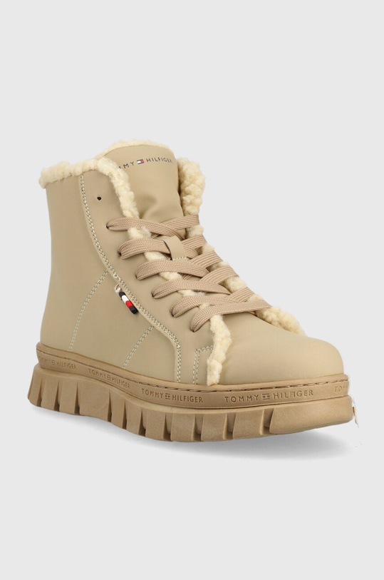Tommy Hilfiger buty zimowe dziecięce T3A5.32425.35.40 beżowy AW22