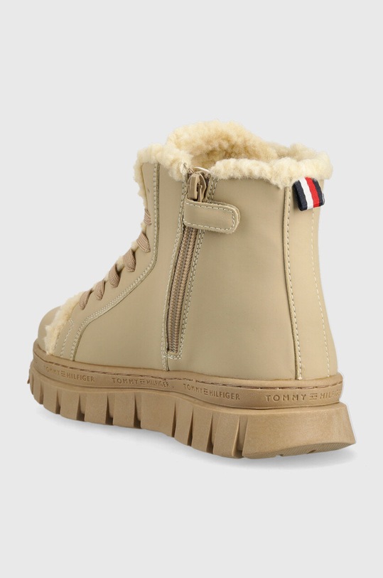 Dziewczynka Tommy Hilfiger buty zimowe dziecięce T3A5.32425.35.40 beżowy
