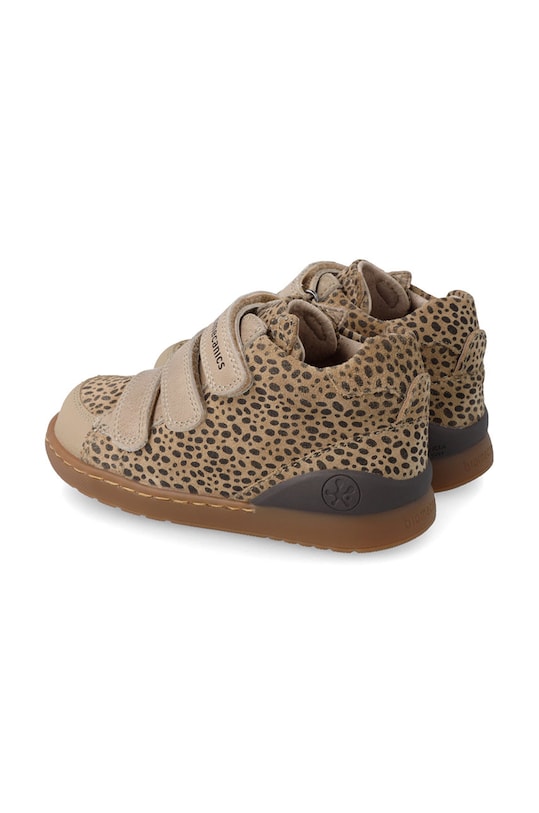 DÍVKA Dětské kožené sneakers boty Biomecanics 221207.G.28.32 hnědá