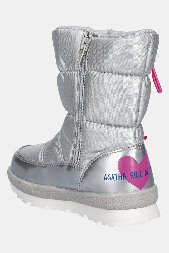 Дівчинка Дитячі чоботи Agatha Ruiz de la Prada 221996. срібний