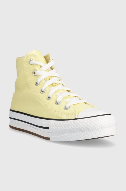 Παιδικά πάνινα παπούτσια Converse Chuck Taylor All Star Eva Lift A02488C κίτρινο AW22