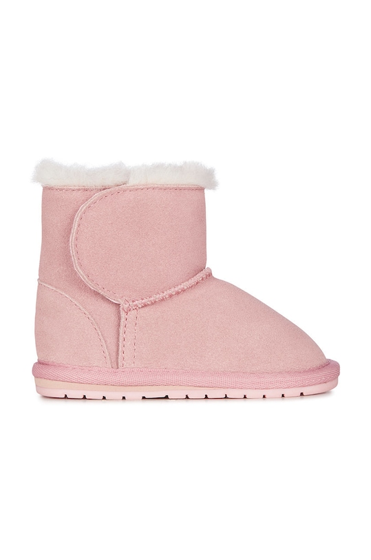 Детские замшевые сапоги Emu Australia Toddle замш розовый B10737.Toddle
