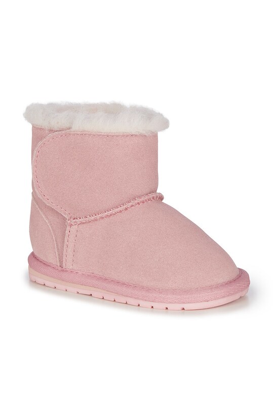 Детские замшевые сапоги Emu Australia Toddle B10737.Toddle розовый AW22