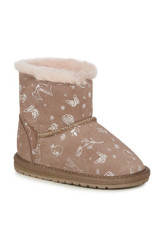 Emu Australia śniegowce zamszowe dziecięce Woodland Toddle B12765.Woodland.Toddle brązowy AW22