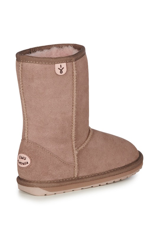 DÍVKA Dětské semišové sněhule Emu Australia Wallaby Lo K10102.Wallaby.Lo šedá