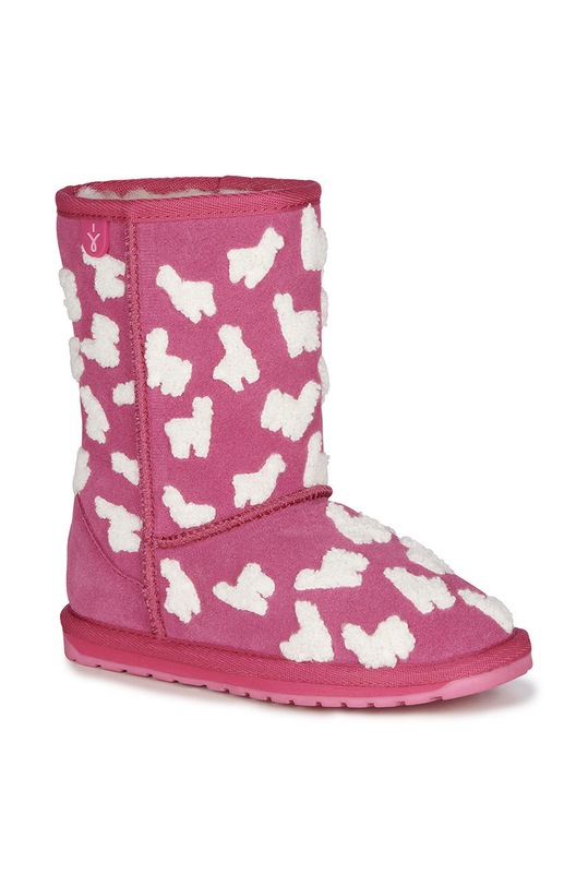 Emu Australia gyerek hócipő velúrból Wallaby Llama K12750.Wallaby.Llama rózsaszín AW22
