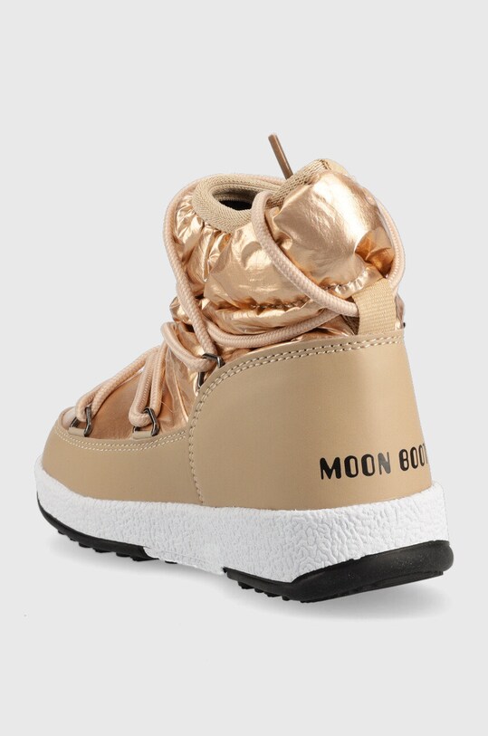 Dziewczynka Moon Boot śniegowce dziecięce Jr Girl Low Nylon 34051800.G.27.35 złoty