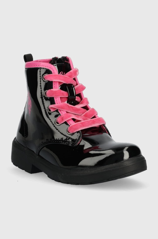 U.S. Polo Assn. botki dziecięce YVA003K.BY1.BLK.PIN02 czarny AW22
