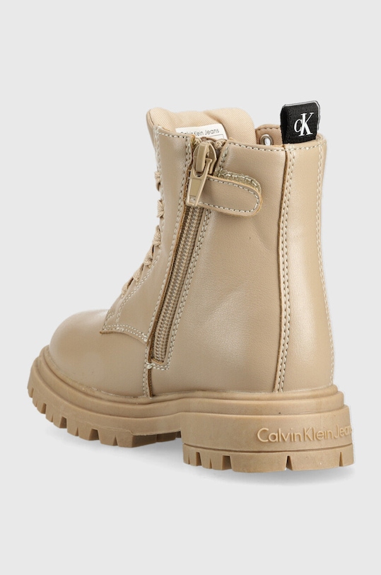 Dziewczynka Calvin Klein Jeans workery dziecięce V3A5.80287.28.35 beżowy