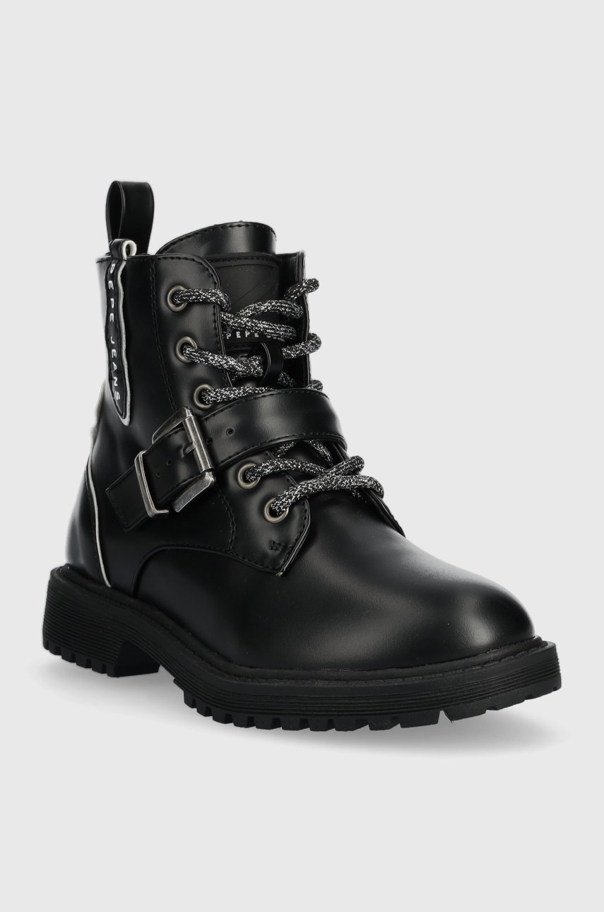 Pepe Jeans bocanci copii PGS50186 negru AW22
