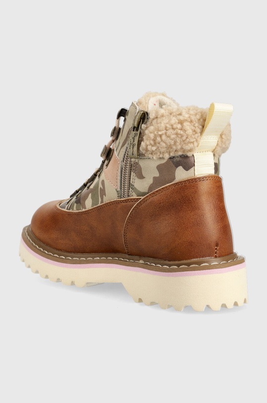 Dziewczynka Pepe Jeans workery dziecięce PGS50188 brązowy