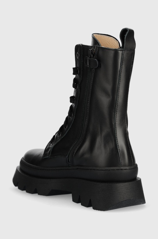 Dziewczynka Patrizia Pepe workery skórzane dziecięce PPJ728.35.41 czarny