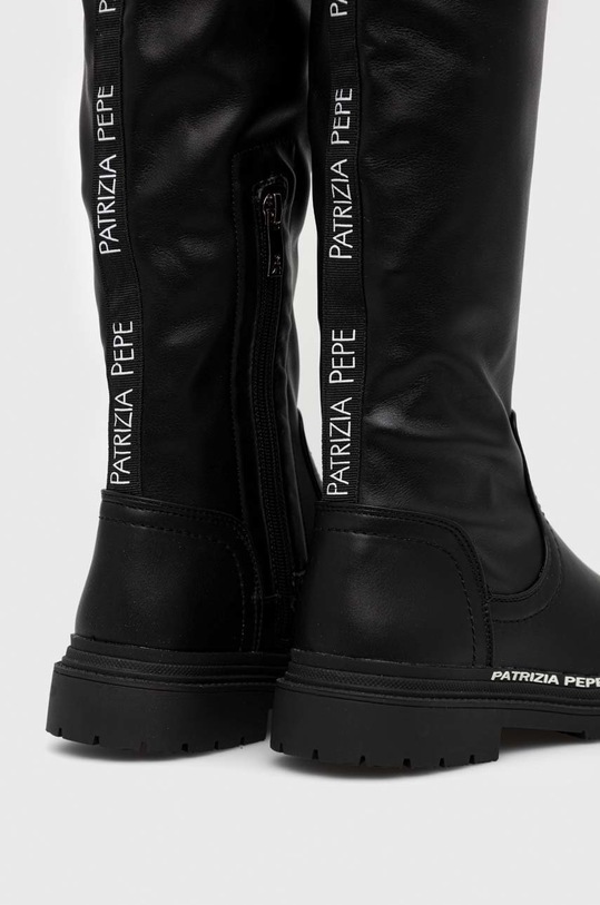 DÍVKA Dětské holínky Patrizia Pepe PPJ747 černá